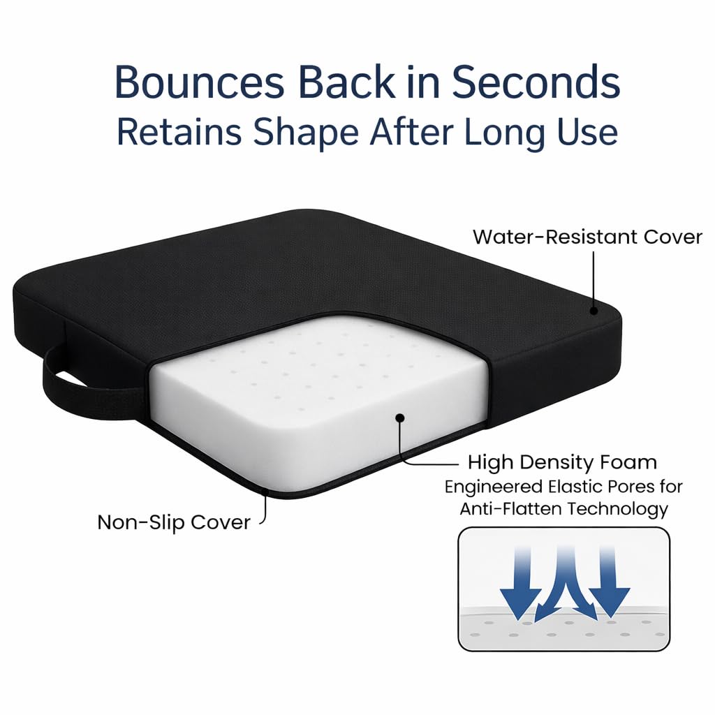 Extra Thick Stadium Seat Cushion H3736