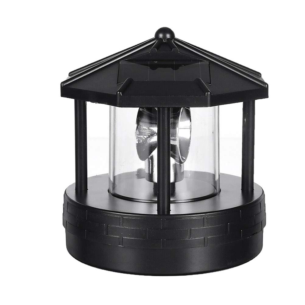 Solar Powered LED Lighthouse Outdoor Lamp O43707