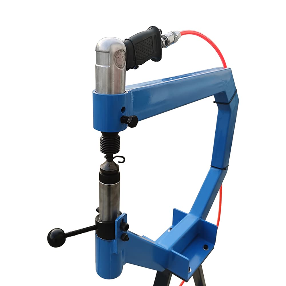 4" Throat Pneumatic Planishing Hammer with Cast Iron Stand X8516