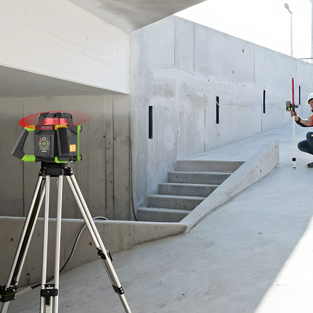 Red Self-Leveling Rotary Laser Level Kit L993