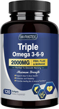 Triple Omega 3-6-9 Fish Oil 2000mg 120 Softgels S402