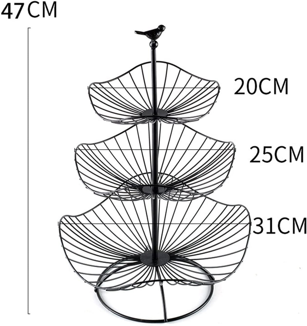 3 Tier Fruit Basket Y307017