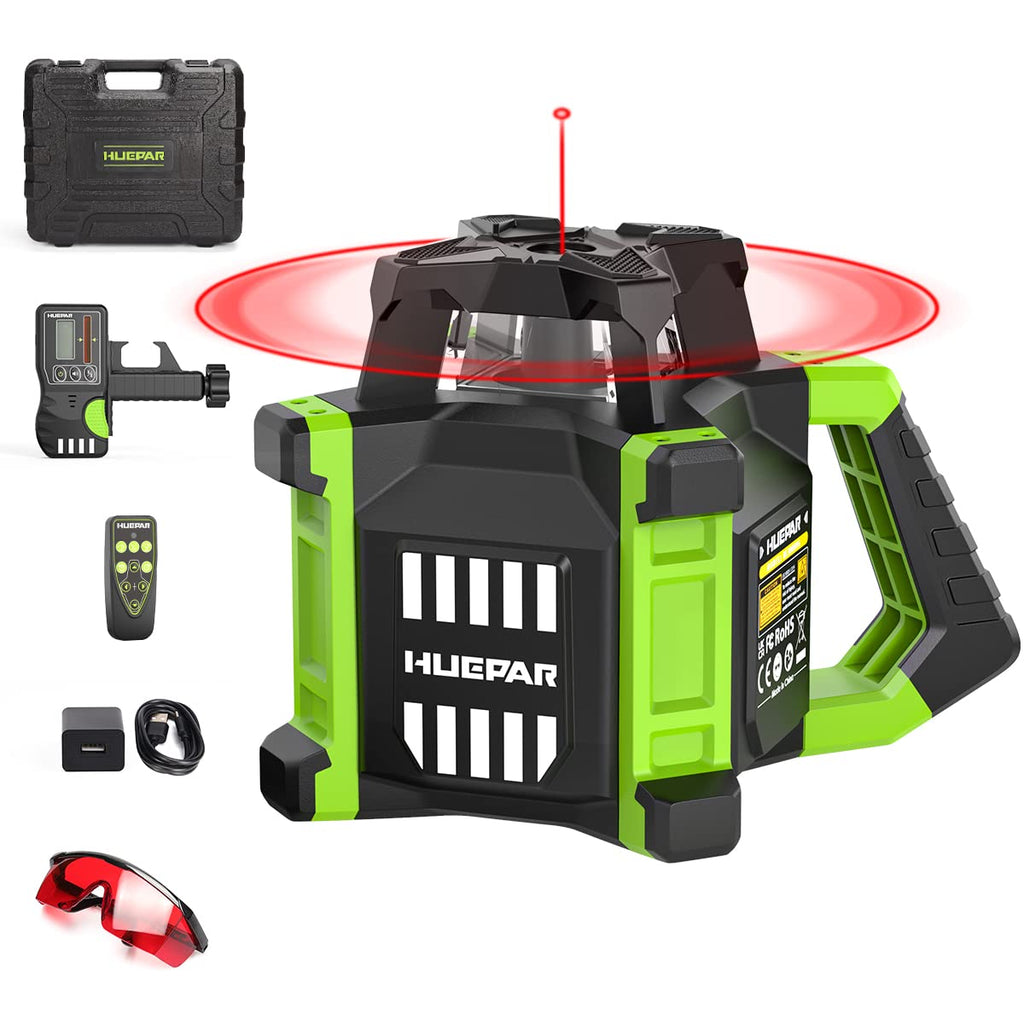 Red Self-Leveling Rotary Laser Level Kit L993