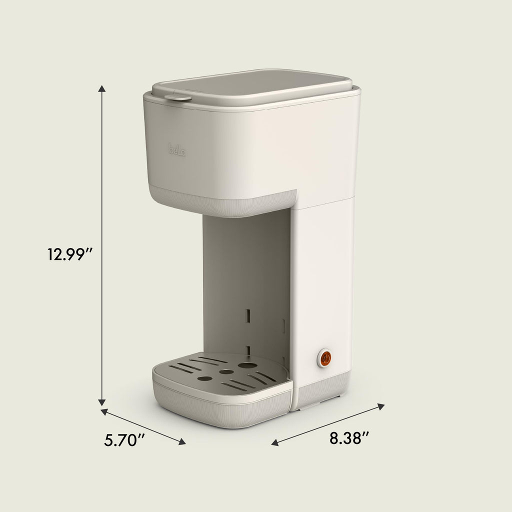 Single Serve Coffee Maker, K Cup & Coffee Ground Compatible P585