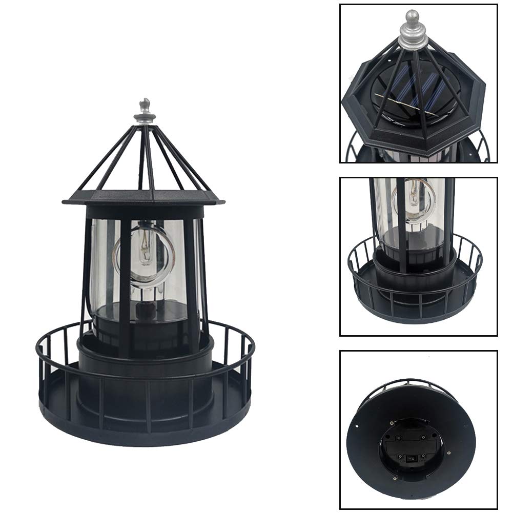 Solar Powered Lighthouse Outdoor Light E525333