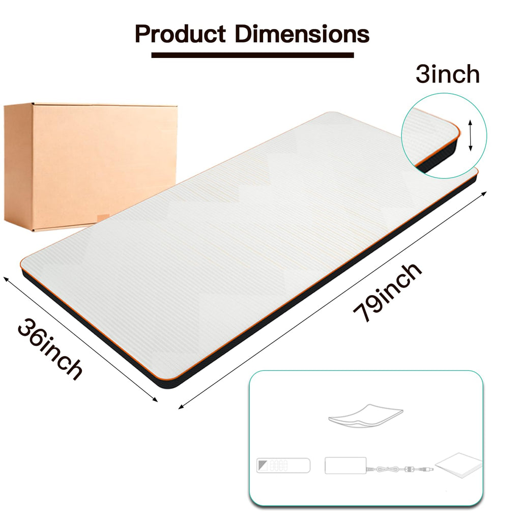 Twin XL Heating Massage Mat B49108
