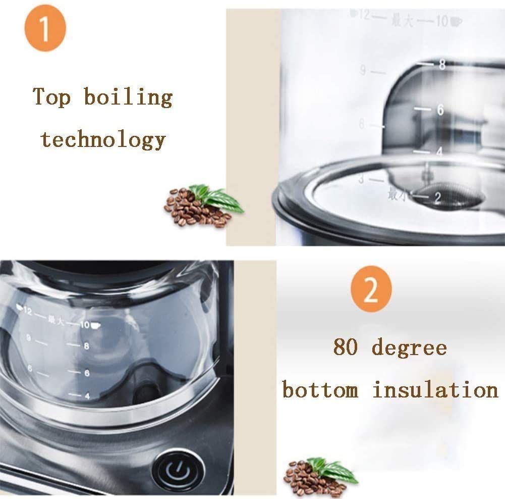 Stainless Steel Coffee Maker and Coffee Grinder Bundle U833306