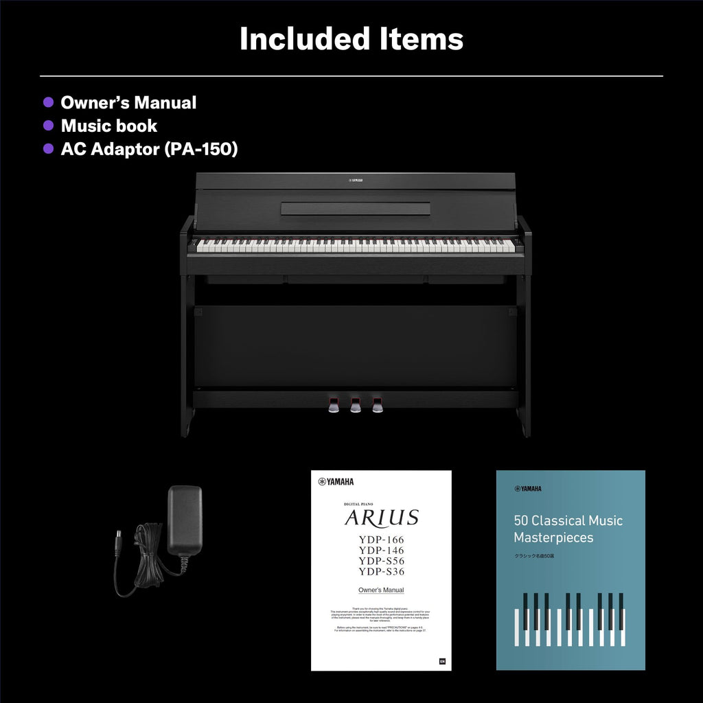 Black 88-Key Weighted Digital Piano U949