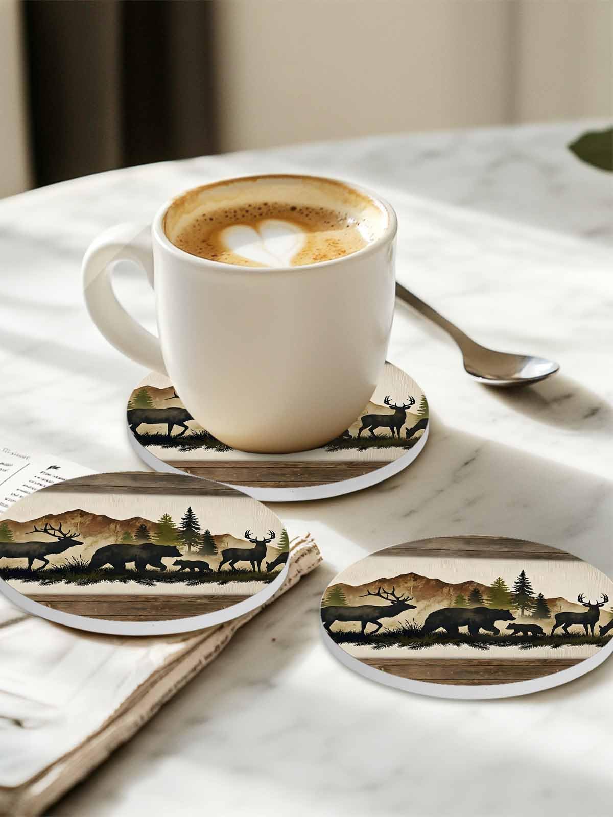 Ceramic Drink Coaster Set of 6 F83745