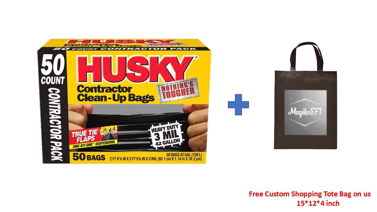 42-Gallon Contractor Clean-Up Trash Bags 50 Count M7539
