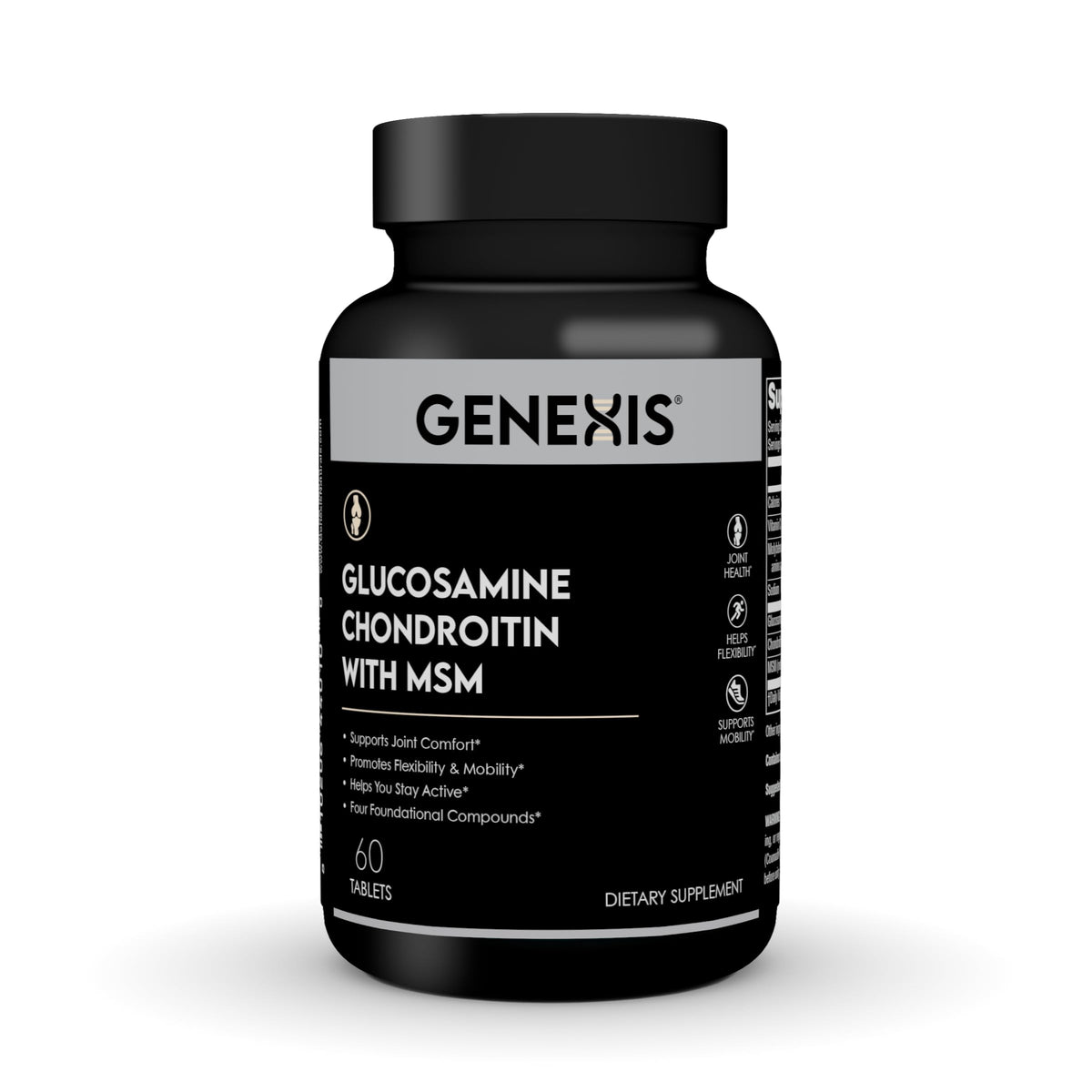 Glucosamine Chondroitin with MSM 60 Tablets Y239370