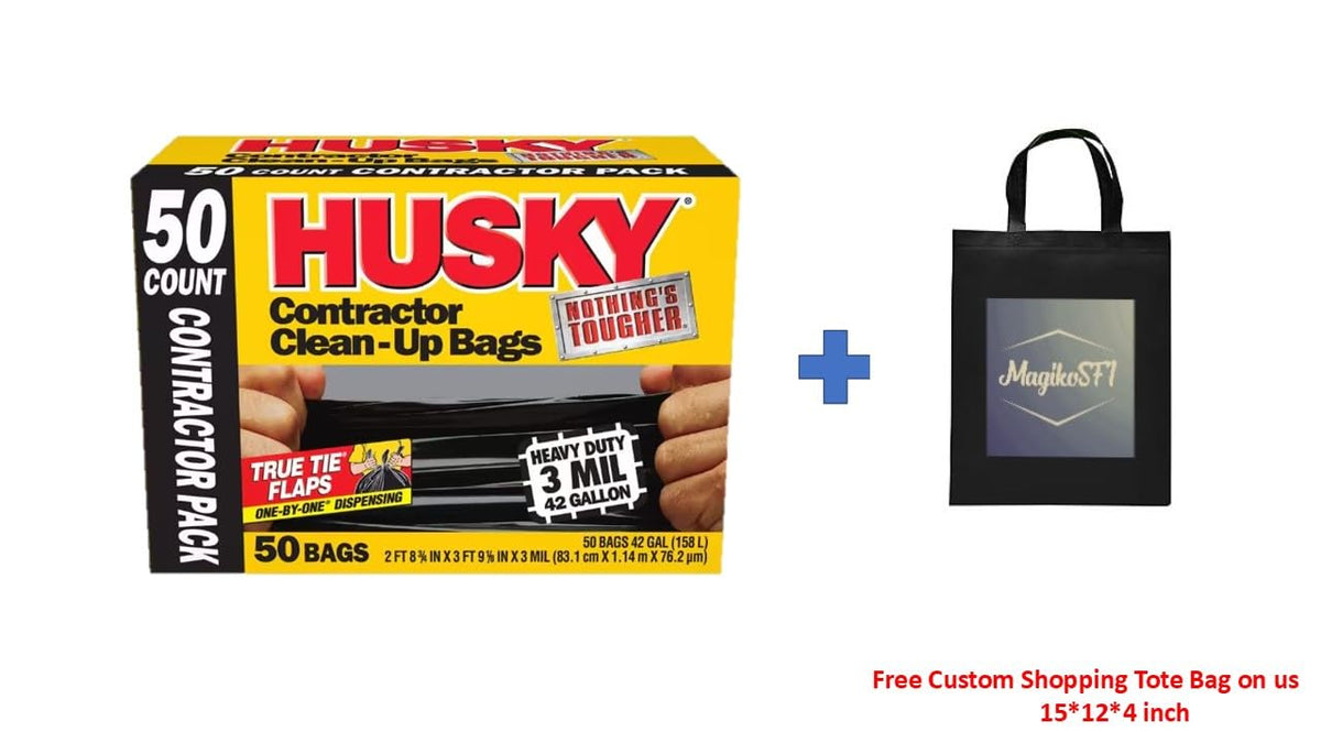 42-Gallon Contractor Clean-Up Trash Bags 50 Count M7539