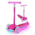 Kids 3-Wheel Scooter with Light-Up Deck and Wheels W549283