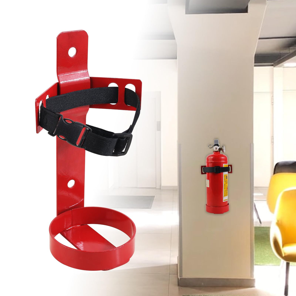 Metal Fire Extinguisher Bracket 2.5LB 2PCS K98739