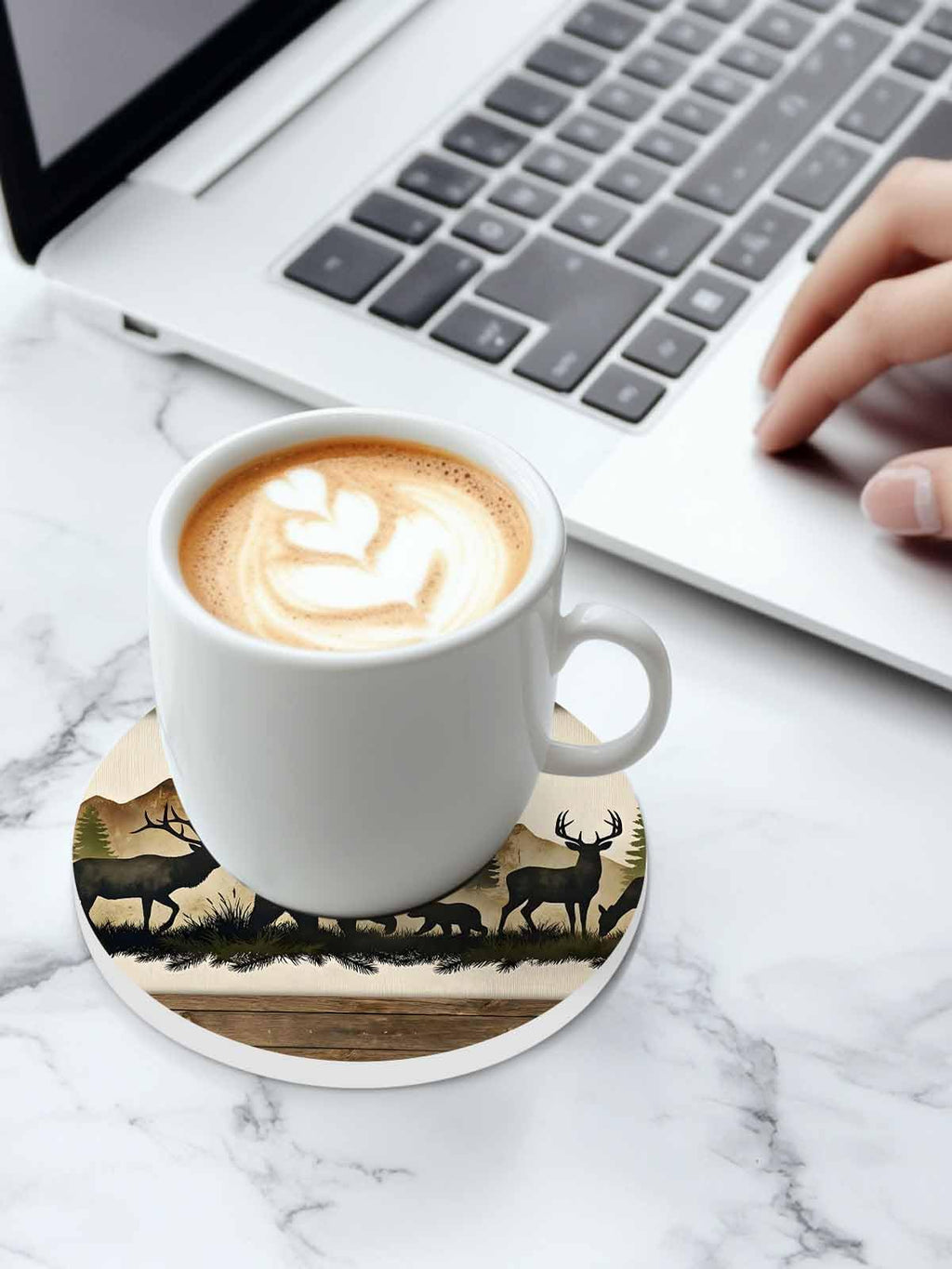 Ceramic Drink Coaster Set of 6 F83745