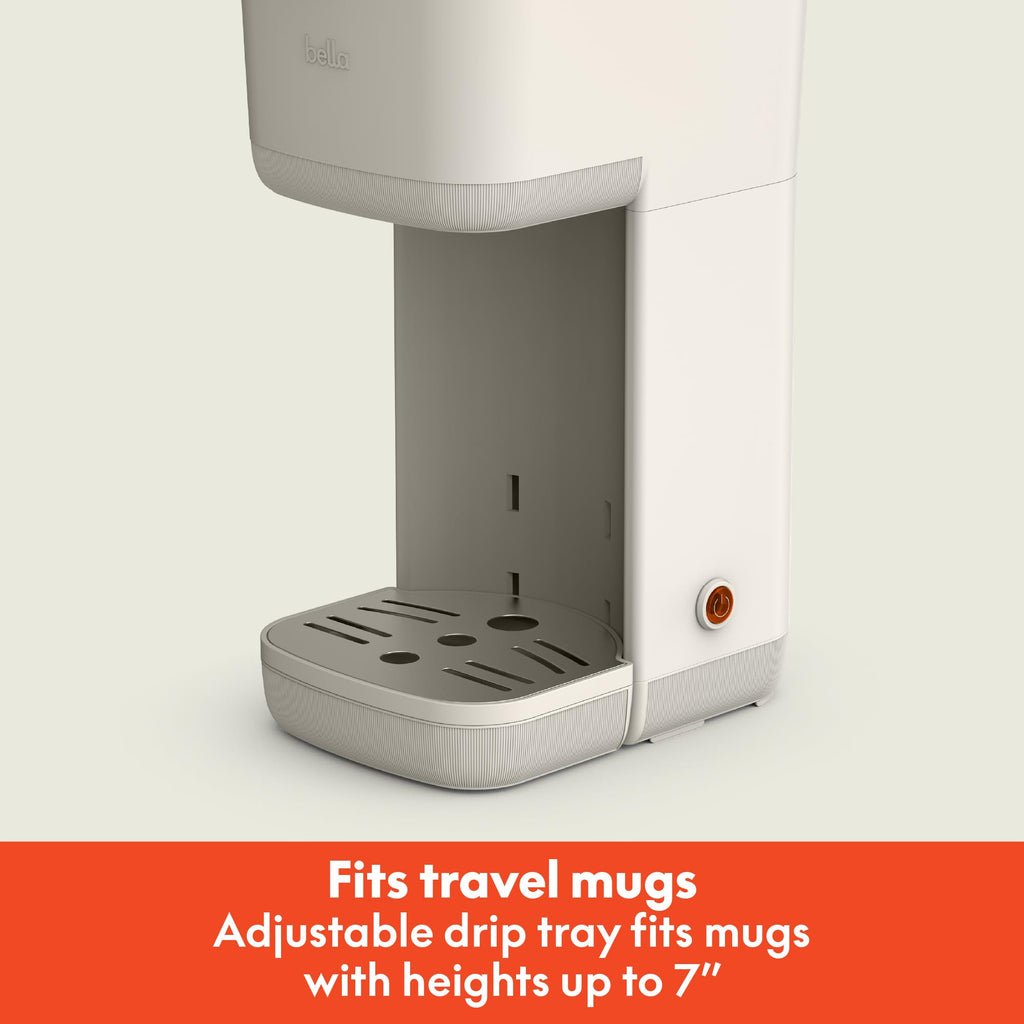 Single Serve Coffee Maker, K Cup & Coffee Ground Compatible P585
