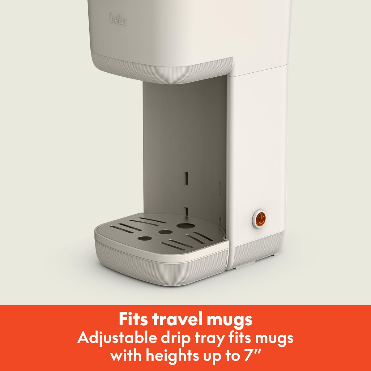 Single Serve Coffee Maker, K Cup & Coffee Ground Compatible P585