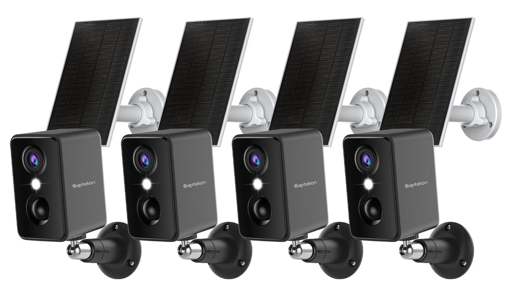 2K Wireless Outdoor Security Cameras 4 Pack Y92549