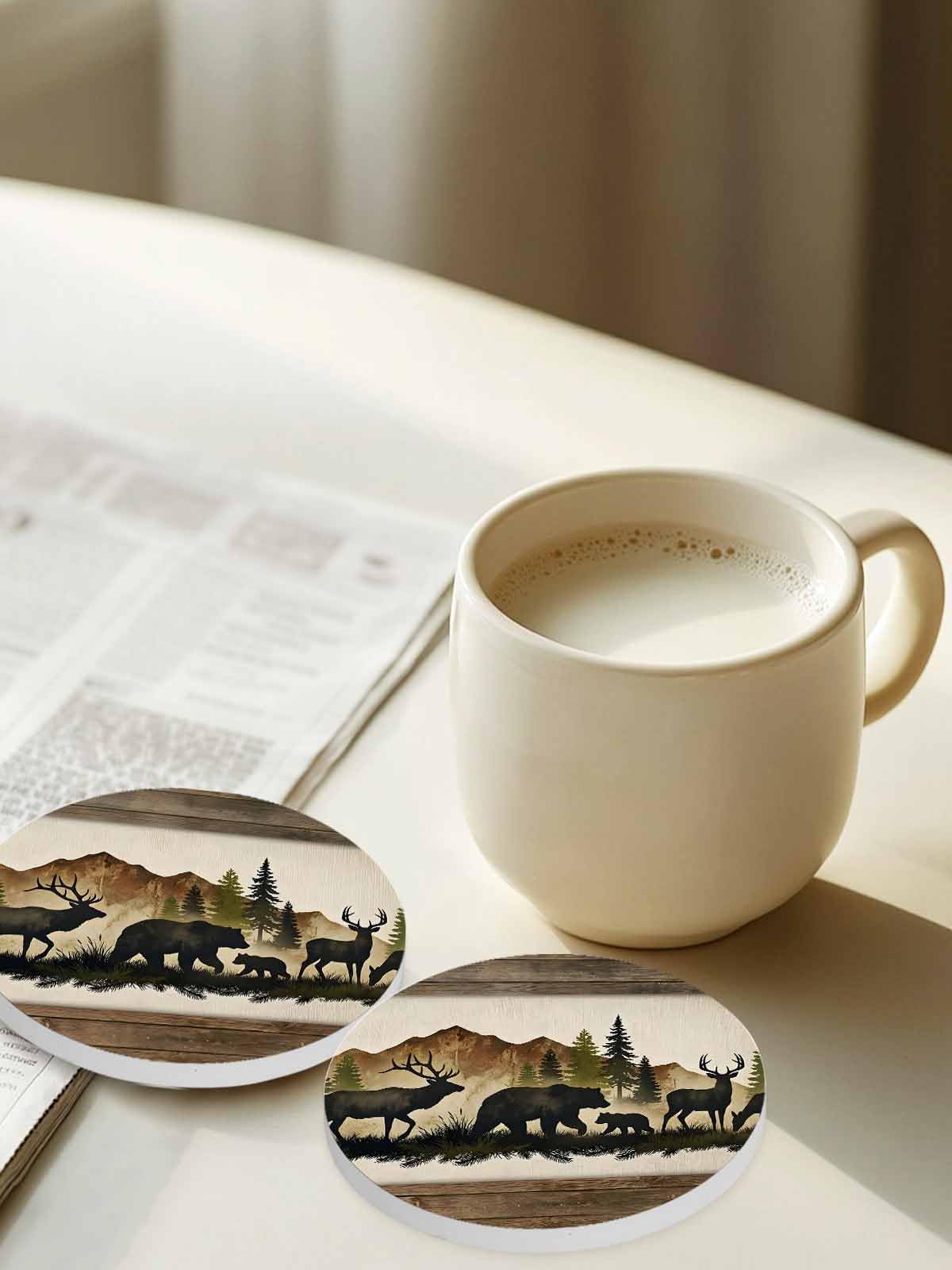 Ceramic Drink Coaster Set of 6 F83745