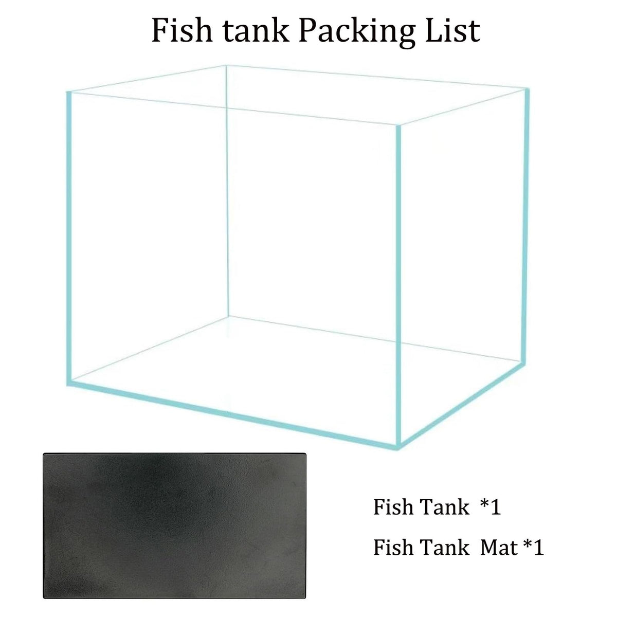3 Gallon Glass Fish Tank P50227