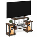 6-Shelf Toolless TV Stand with Raised Top for TV up to 50 Inch T76963
