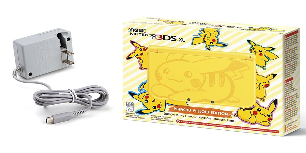 Yellow 3DS XL Bundle with AC Adapter I334