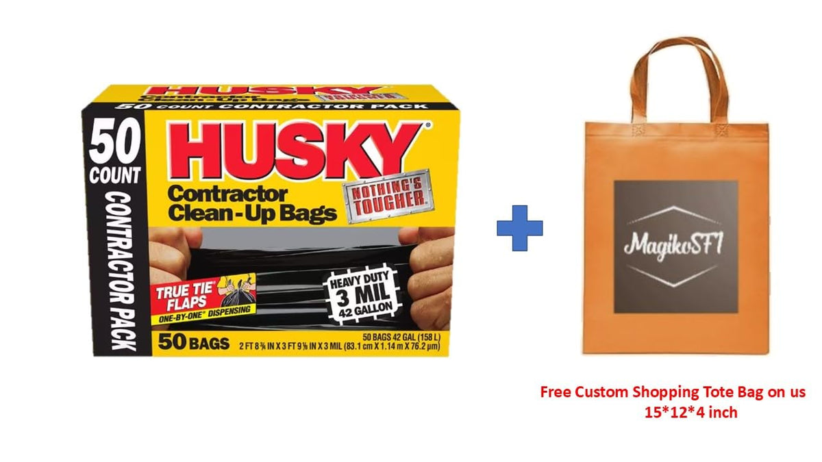 42-Gallon Contractor Clean-Up Trash Bags 50 Count M7539