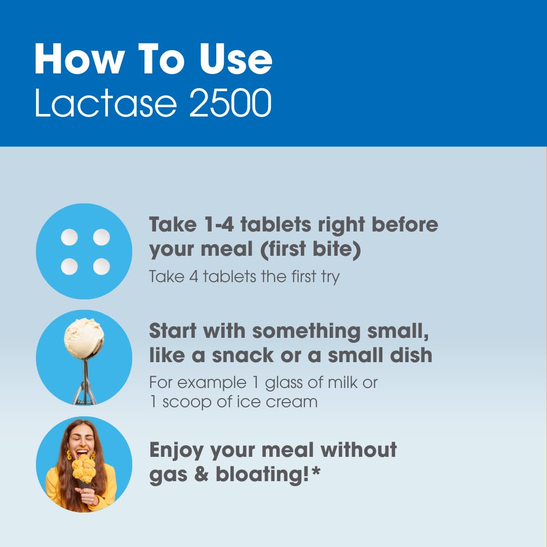 Lactase Digestive Enzymes 100 Tablet G28608