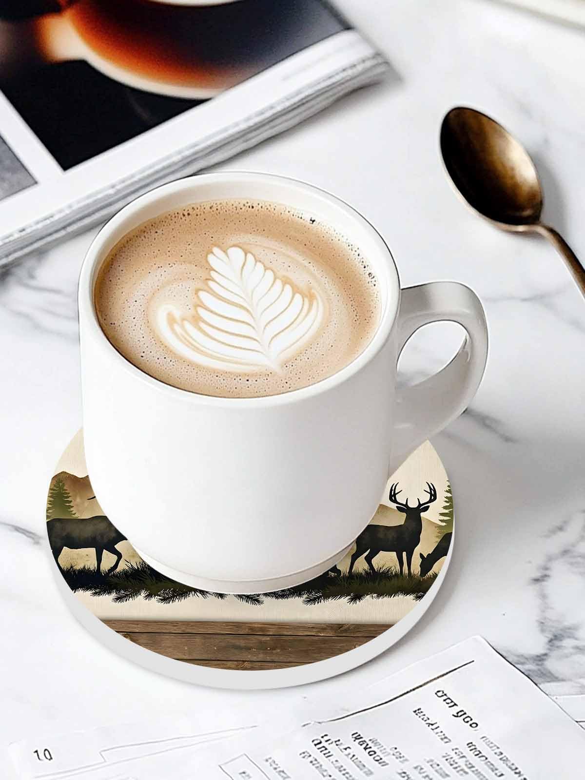 Ceramic Drink Coaster Set of 6 F83745
