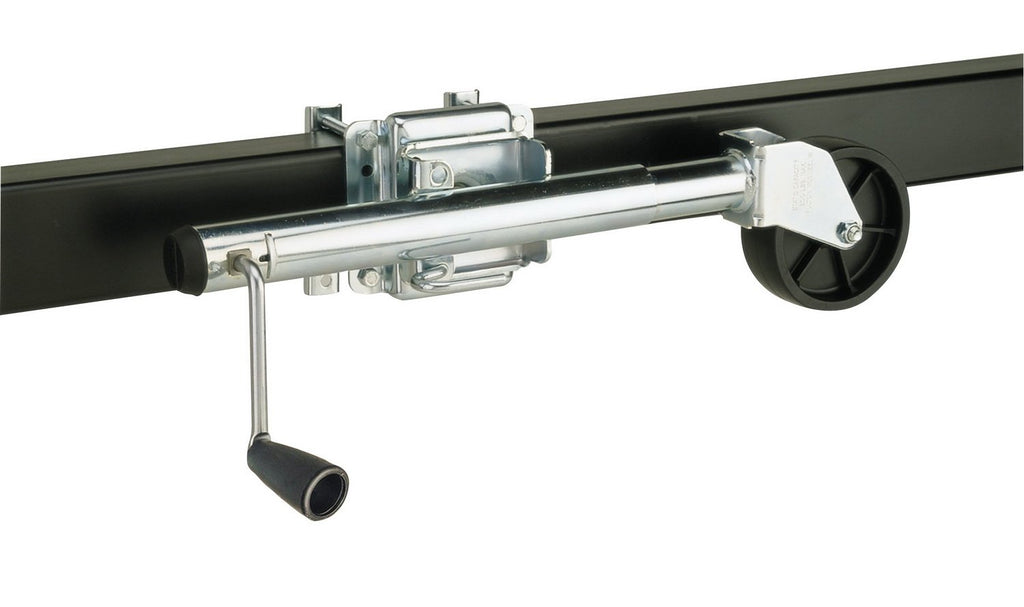 Round Trailer Jack, 1,000 lbs. Lift Capacity, 10 Inch Travel I42397