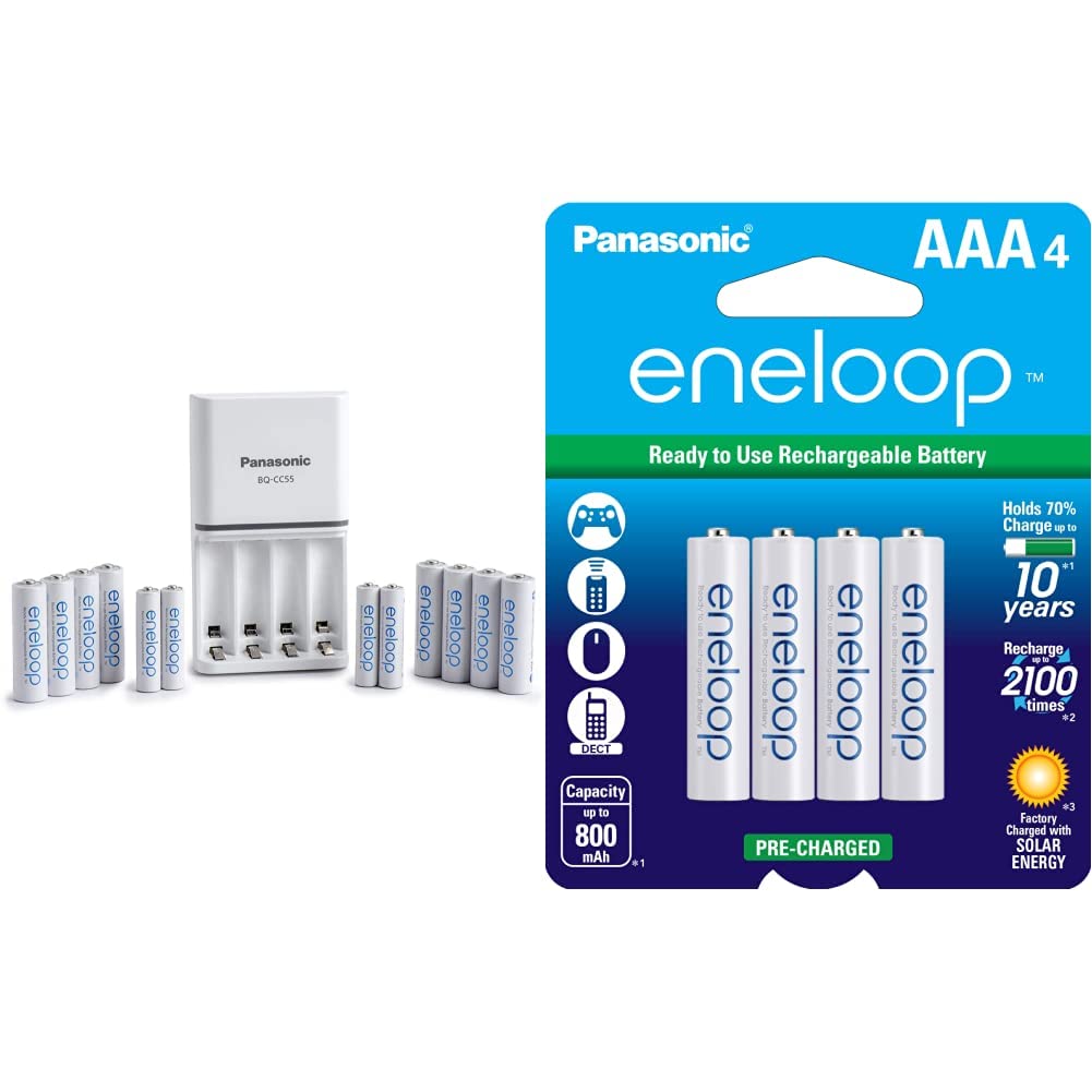 8AA 4AAA Ni-MH Rechargeable Batteries with Quick Charger C461204