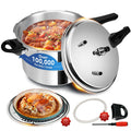 4.23 Quart Aluminum Stovetop Pressure Cooker J826