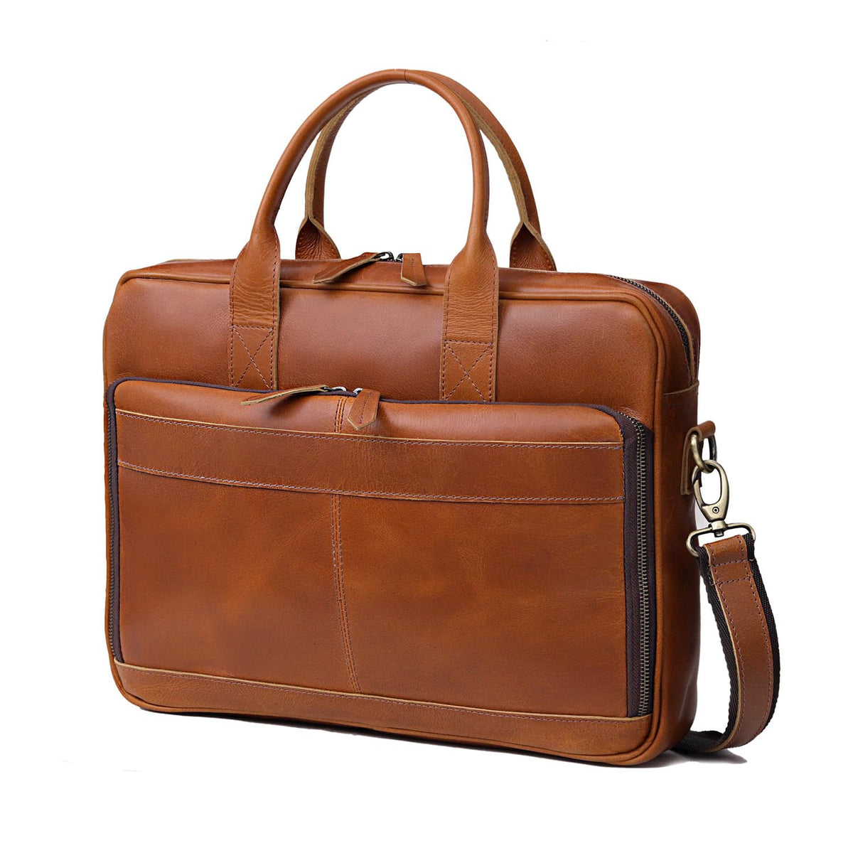 Leather Briefcase Bag F53753