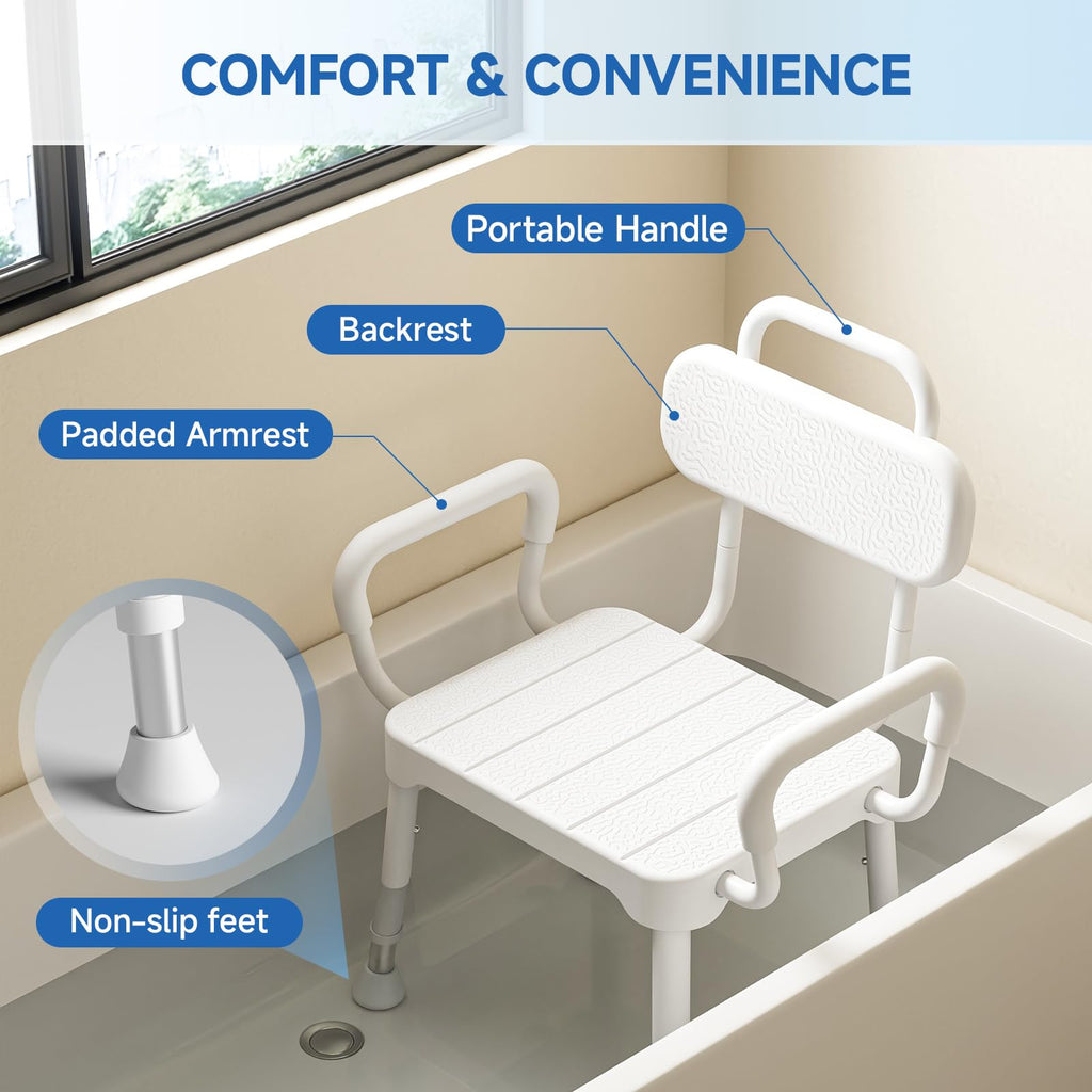 Shower Chair with Back & Arms G46382