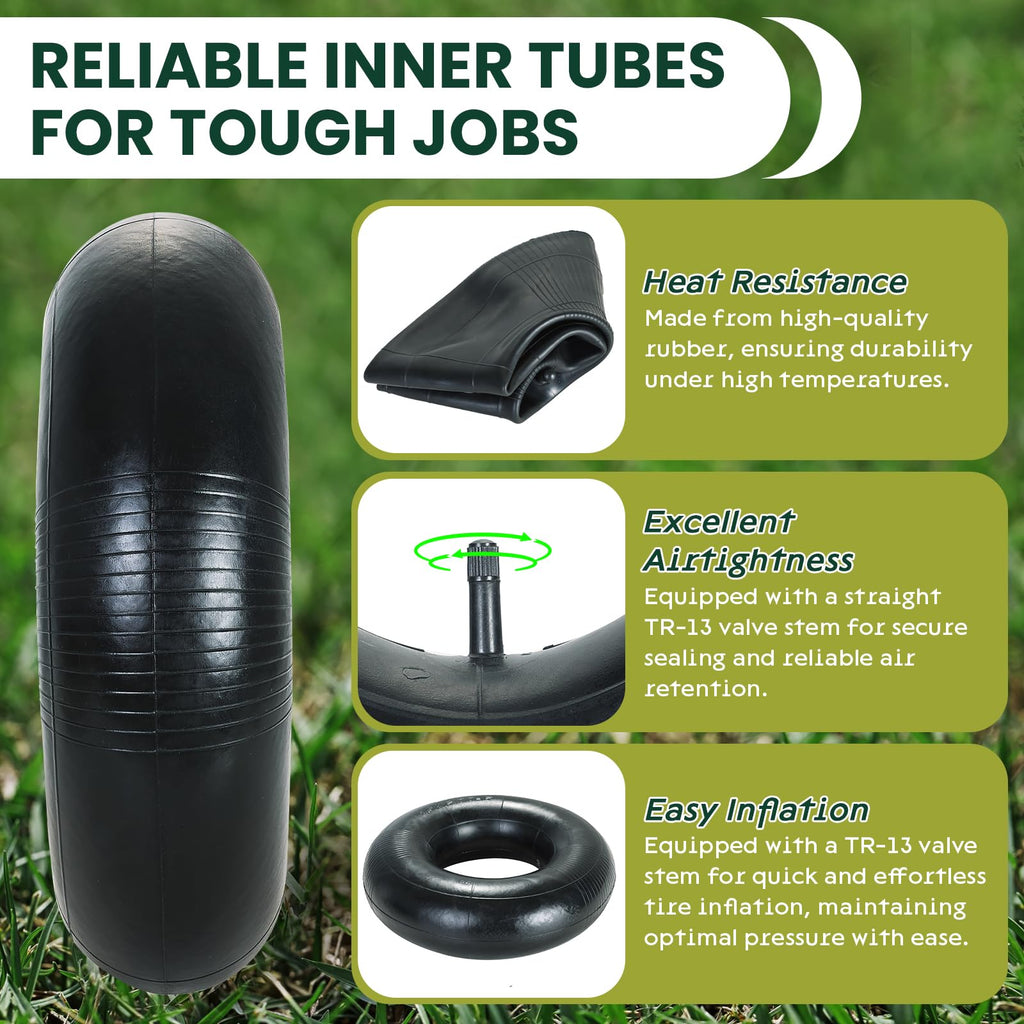 2 Pack 15 x 6.00-6" Inner Tubes with TR-13 Valve Stem V31156