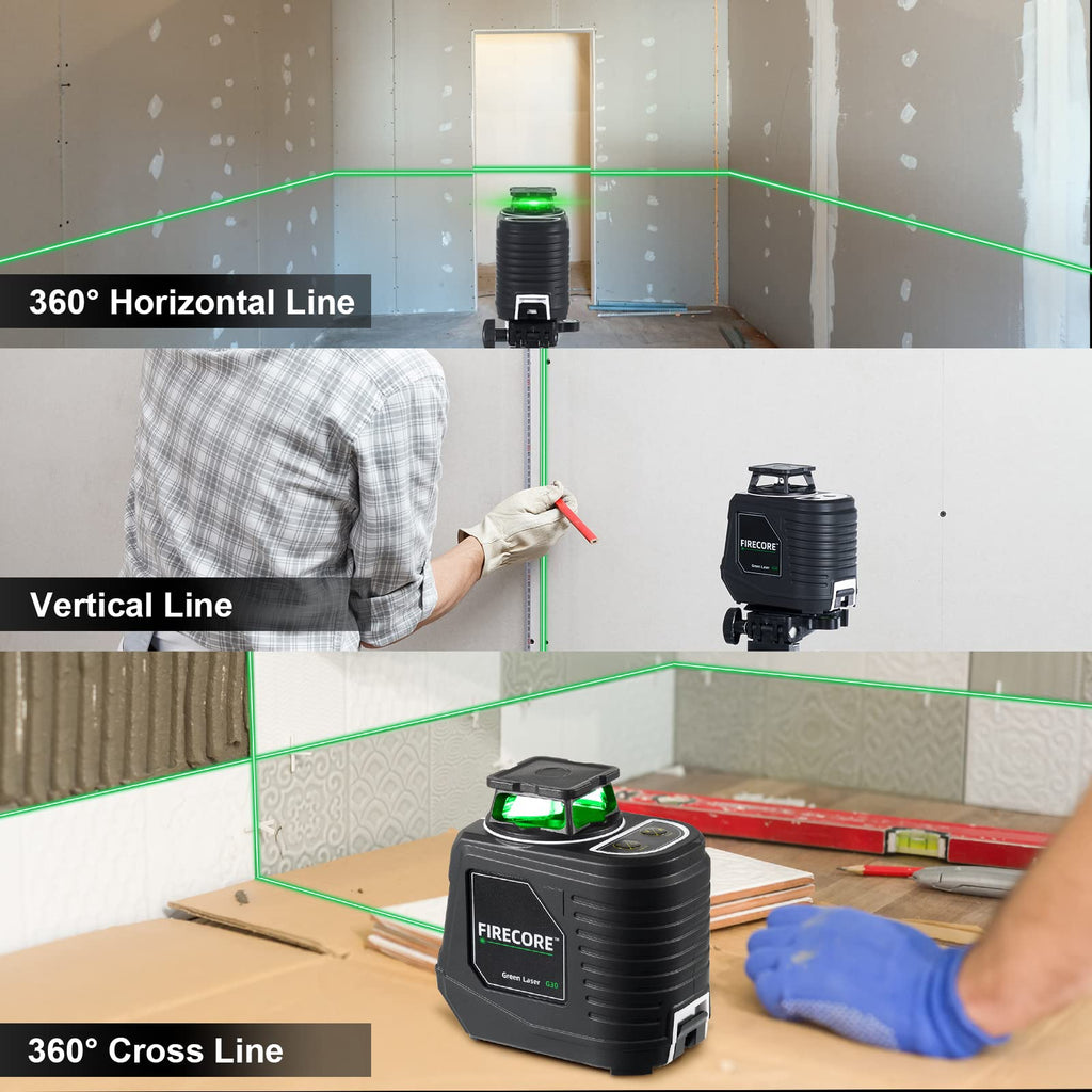 360° Self Leveling Laser Level with Tripod H220747