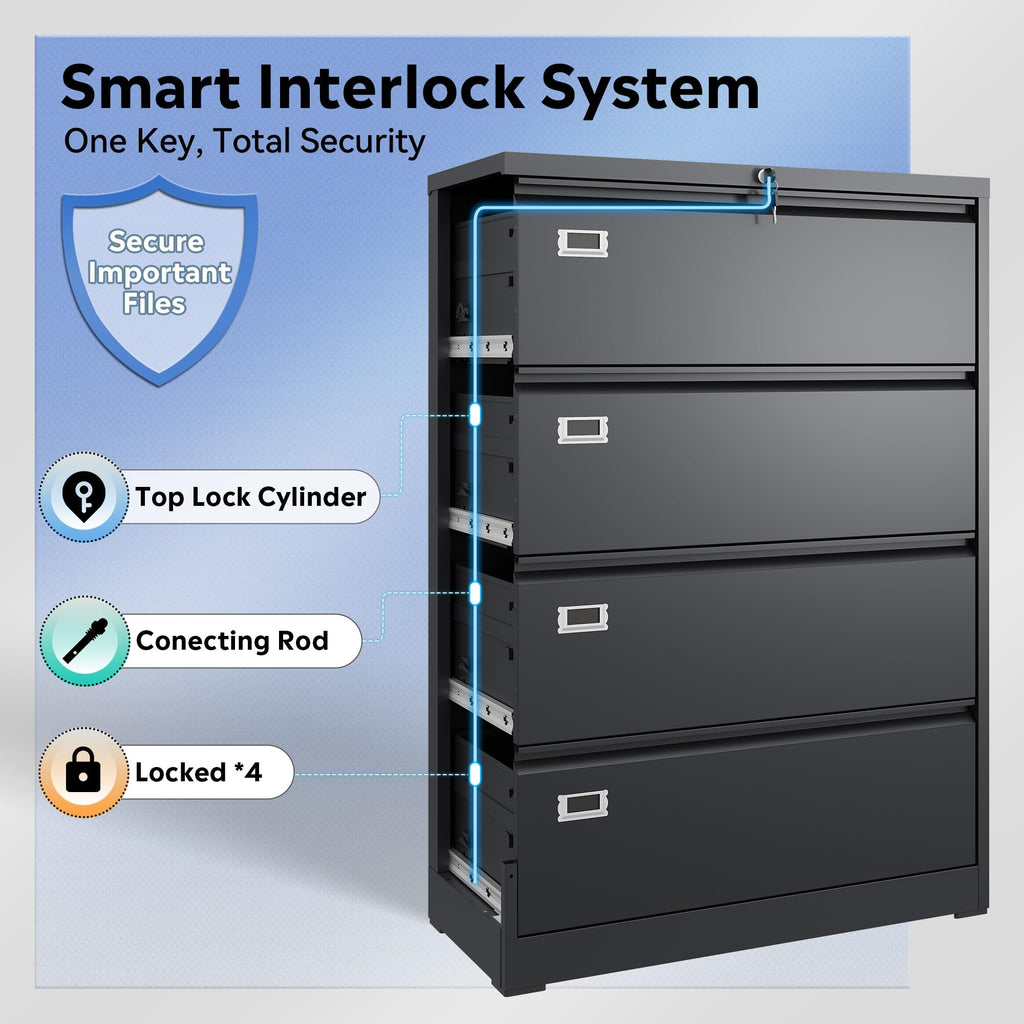4 Drawer File Cabinet R958832