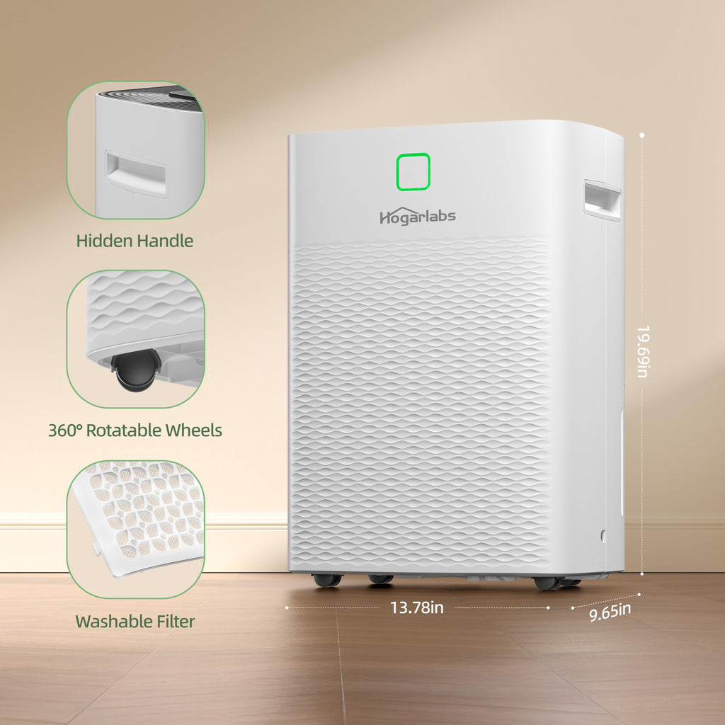 50 Pint Dehumidifier with Drain Hose & Auto Humidity Control L476