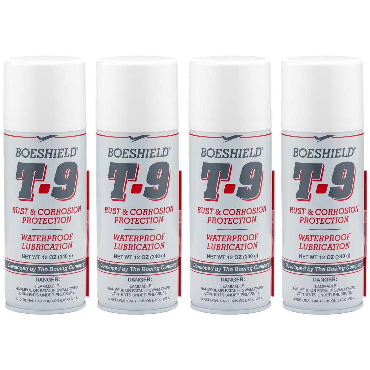 Waterproof Wax-Based Lubricant & Corrosion Inhibitor, 12 oz Aerosol, Pack of 4 X197