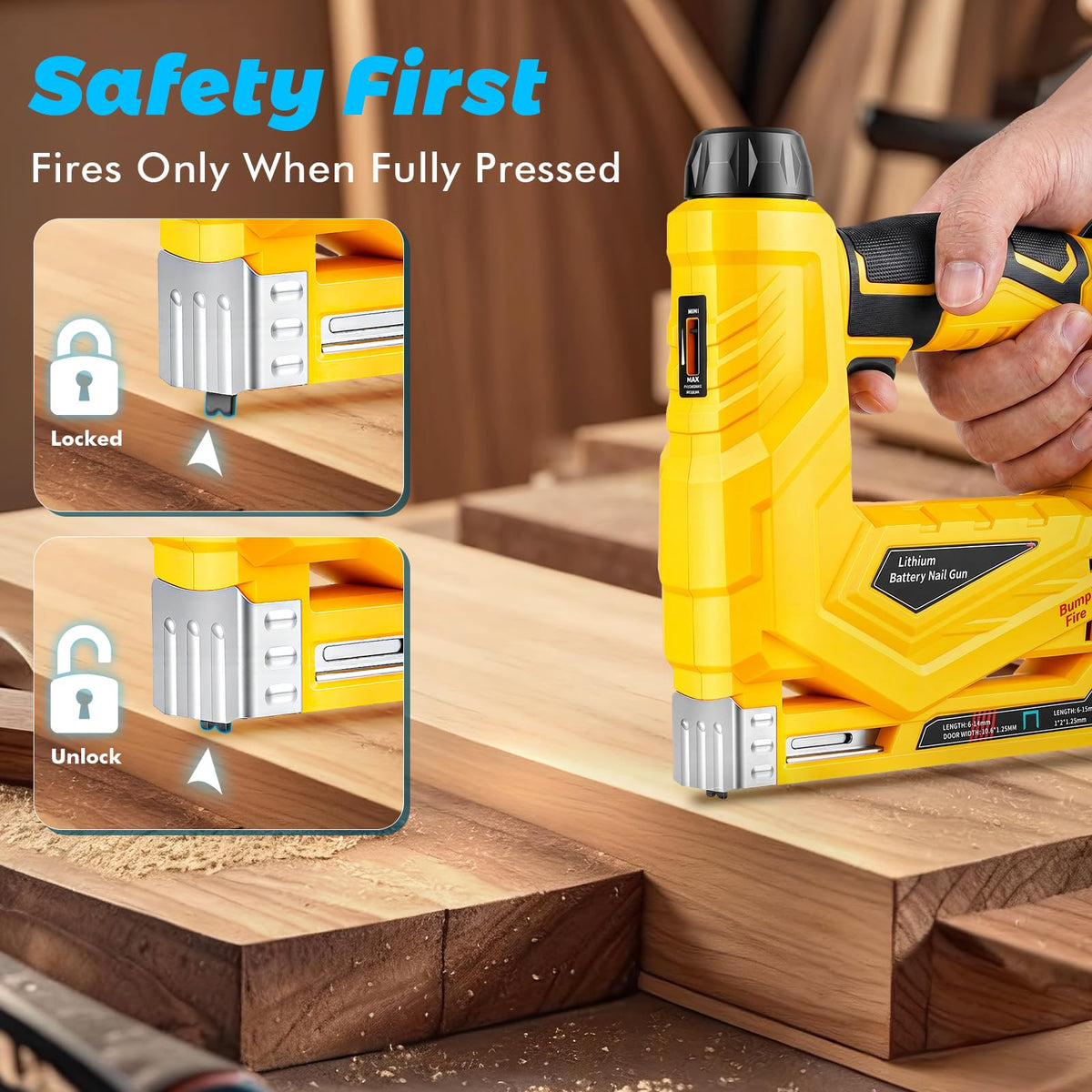 18 Gauge Cordless Brad Nailer and Narrow Crown Stapler W5222