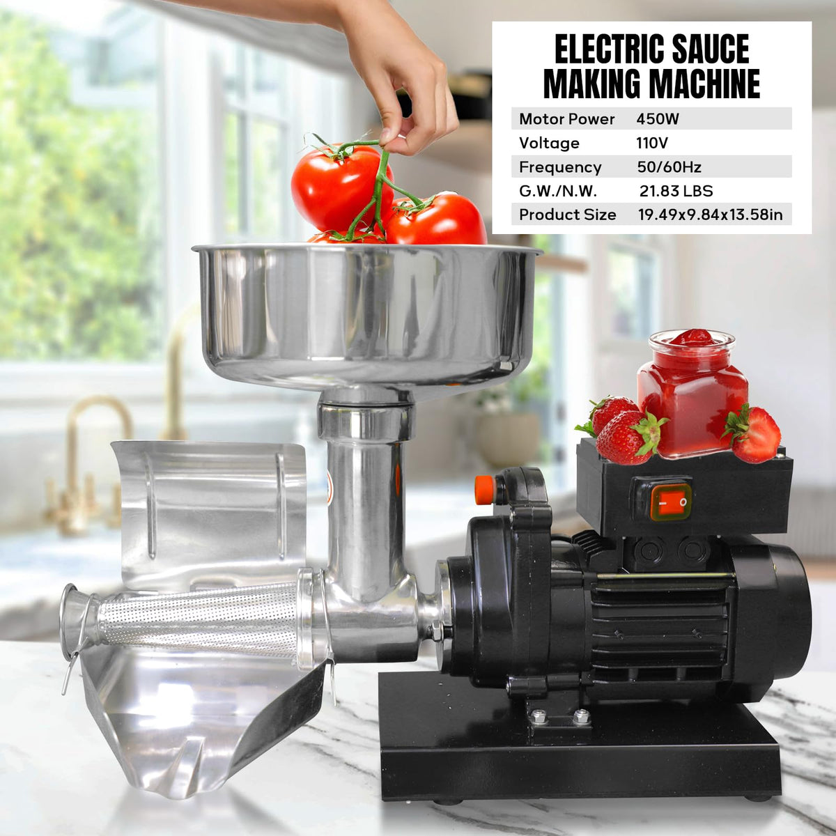 Electric Stainless Steel Jam Maker S64029