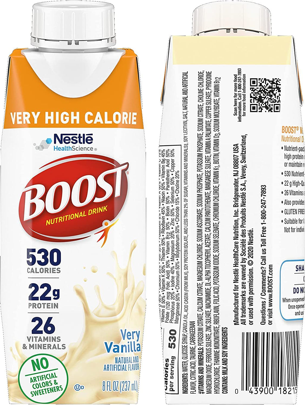Very High Calorie Nutritional Drink Variety Pack, 12 Count E7695