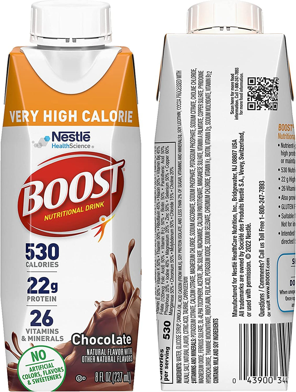 Very High Calorie Nutritional Drink Variety Pack, 12 Count E7695
