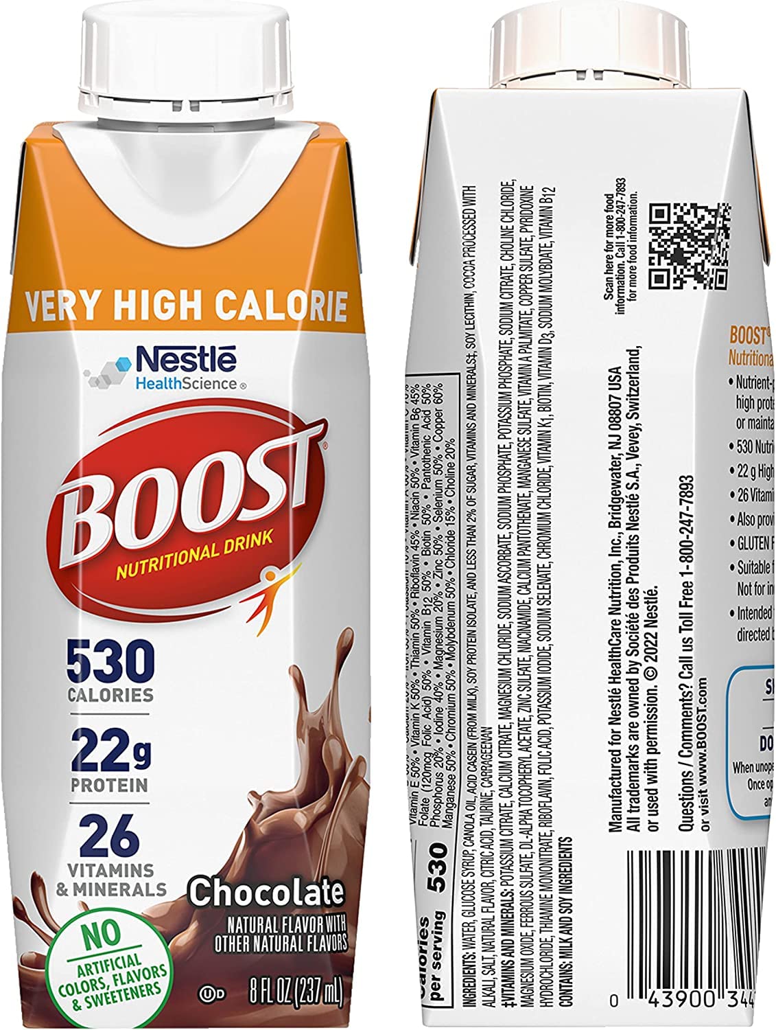 Very High Calorie Nutritional Drink Variety Pack, 12 Count E7695