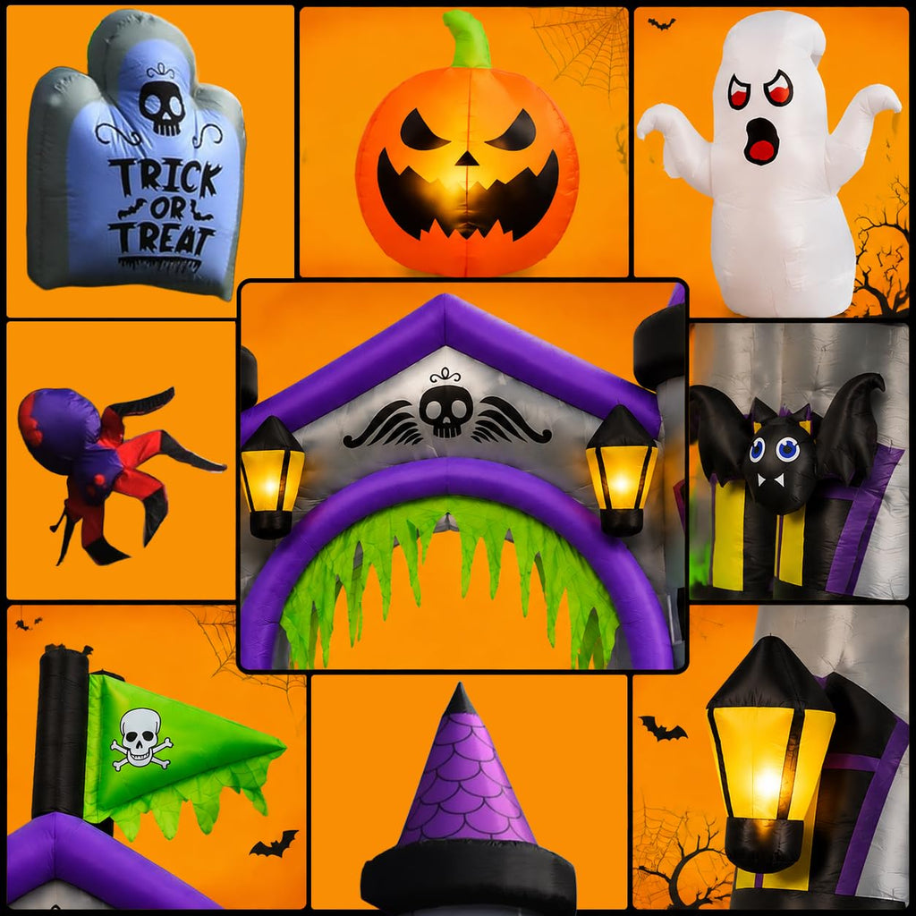12.5 FT Inflatable Halloween Archway S9447