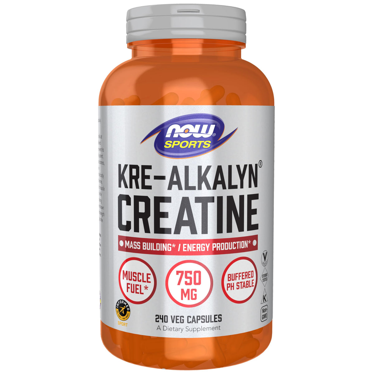 Buffered Creatine 750 mg 240 Caps F3671