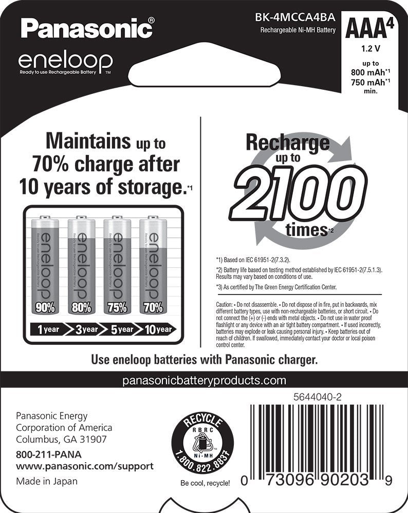 8AA 4AAA Ni-MH Rechargeable Batteries with Quick Charger C461204