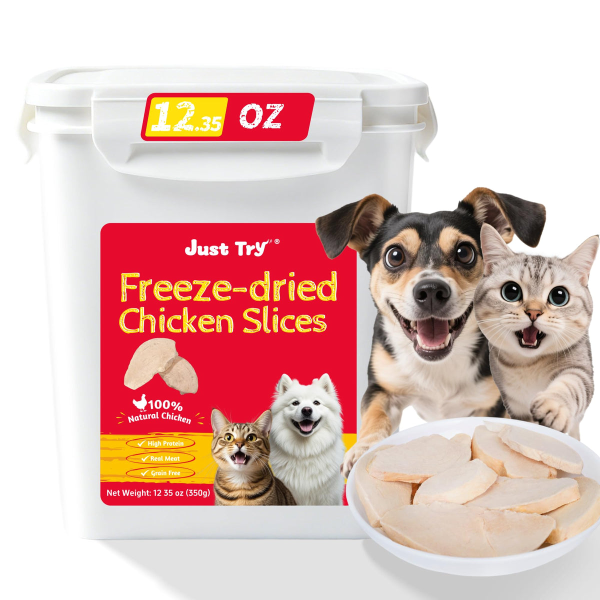 Freeze Dried Chicken Breast Cat & Dog Treats G9280