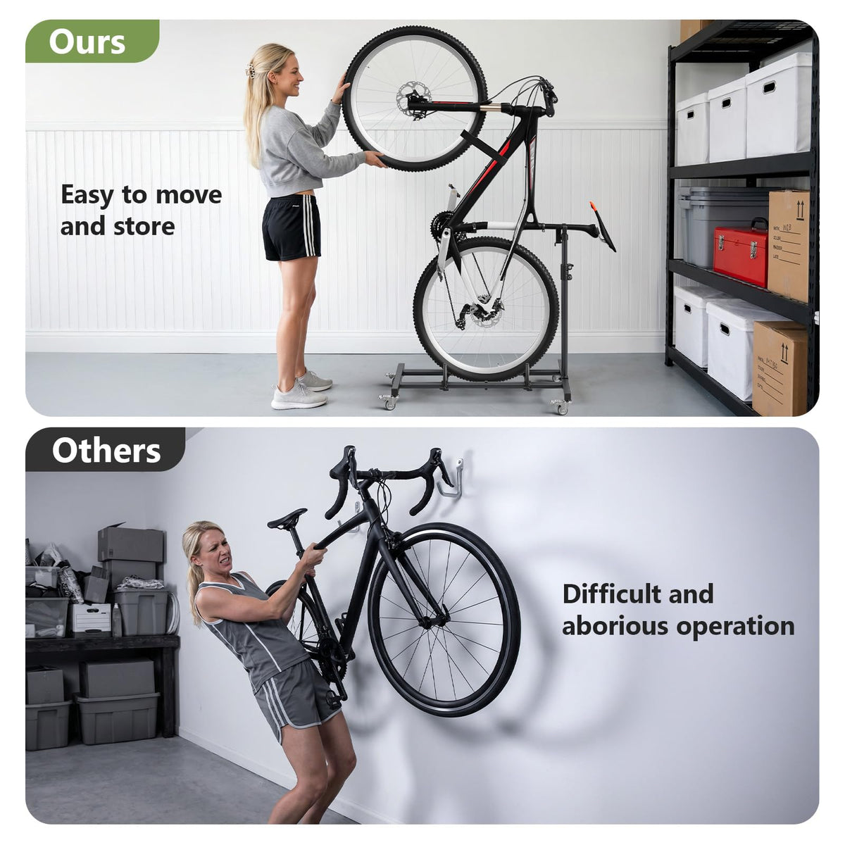 Freestanding Black Bike Stand B617181