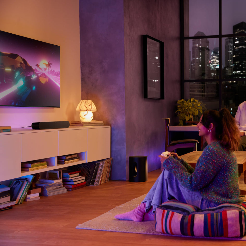 Black Compact Wireless Subwoofer V93190